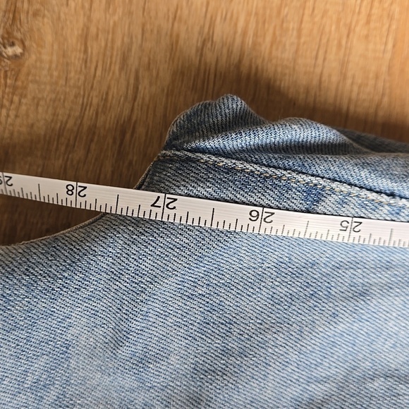 AGOLDE Sophie Blue Skinny Jeans with Distressed Knees Sz 28 - Picture 11 of 11